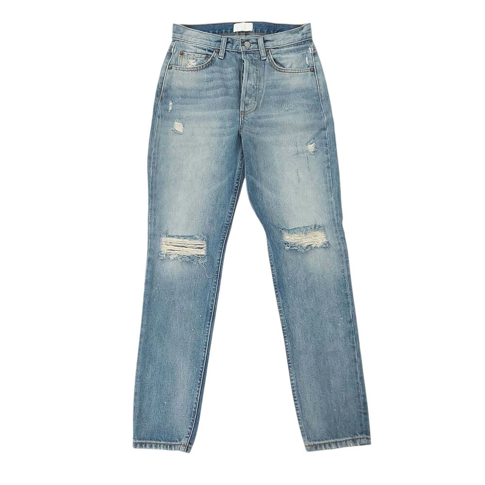 Boyish by Her Billy Jeans Womens 25 Easy Rider Button Fly Distressed Retro Y2K